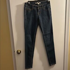 Forever 21 Dark Blue Skinny Jeans Juniors